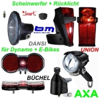 Scheinwerfer Rcklicht fr Dynamo E-Bikes Shop kaufen bestellen Schweiz