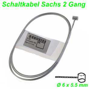 Schaltkabel Sachs 2Gang  6 x 5.5 mm 1.2 x 2200 mm Innenkabel Teile Ersatzteile Parts Shop kaufen Schweiz