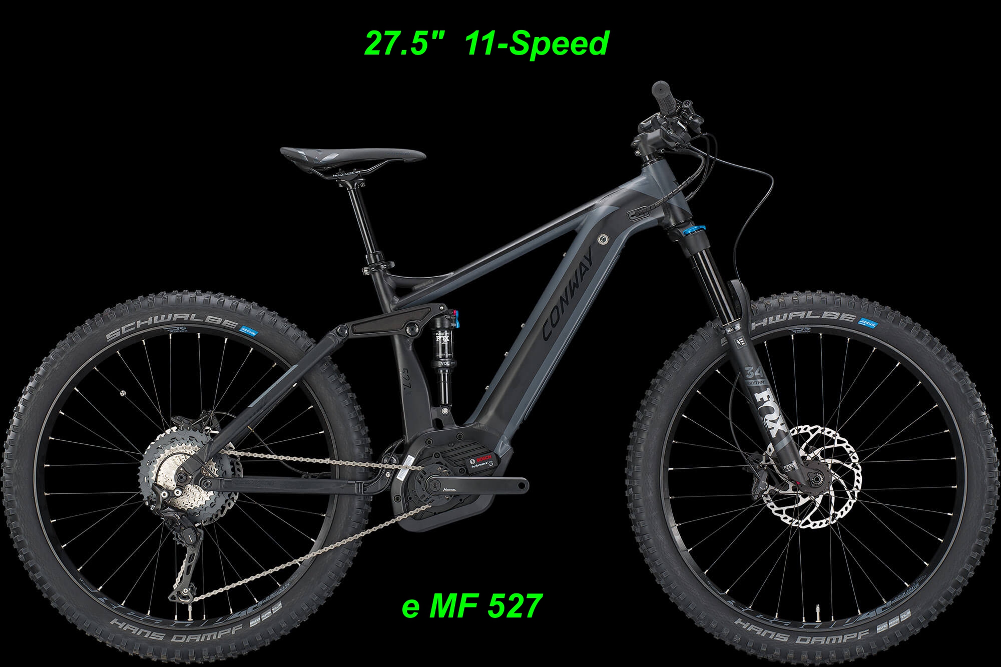 Conway Elektro E- Mountain Bike Fahrrad Velo Shimano-Steps-Motor Mod 829