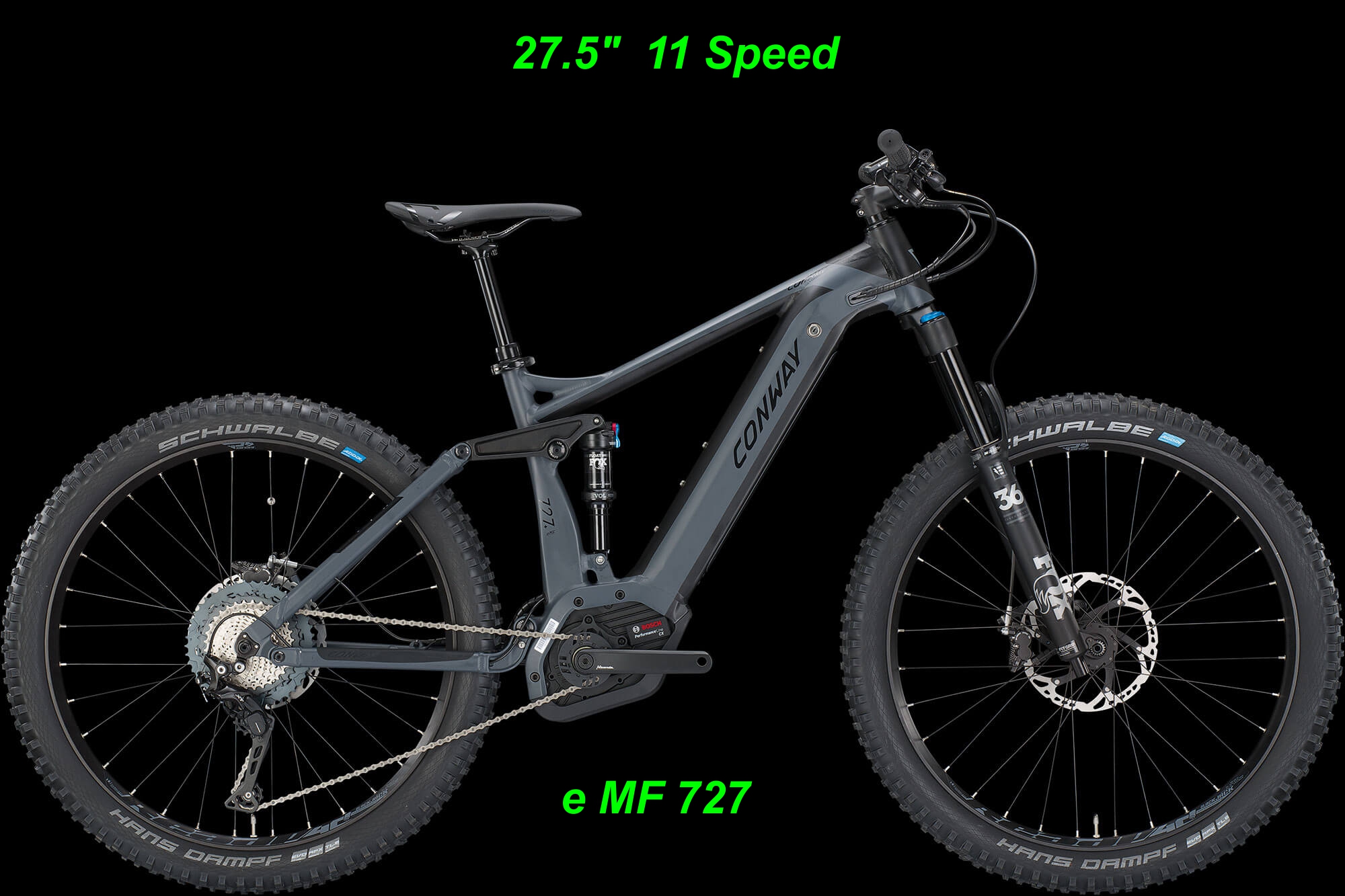 Conway Elektro E- Mountain Bike Fahrrad Velo Shimano-Steps-Motor Mod 829