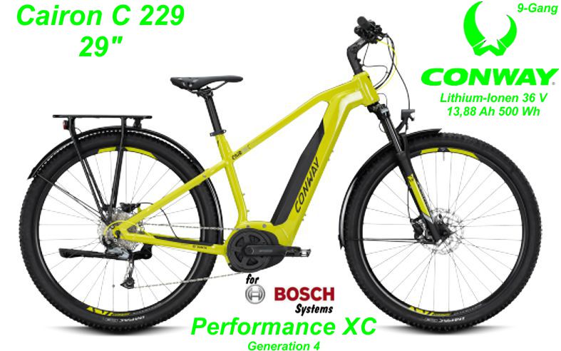 Conway Cairon C 229 29 Zoll Hardtail 2020 gelb Bikes