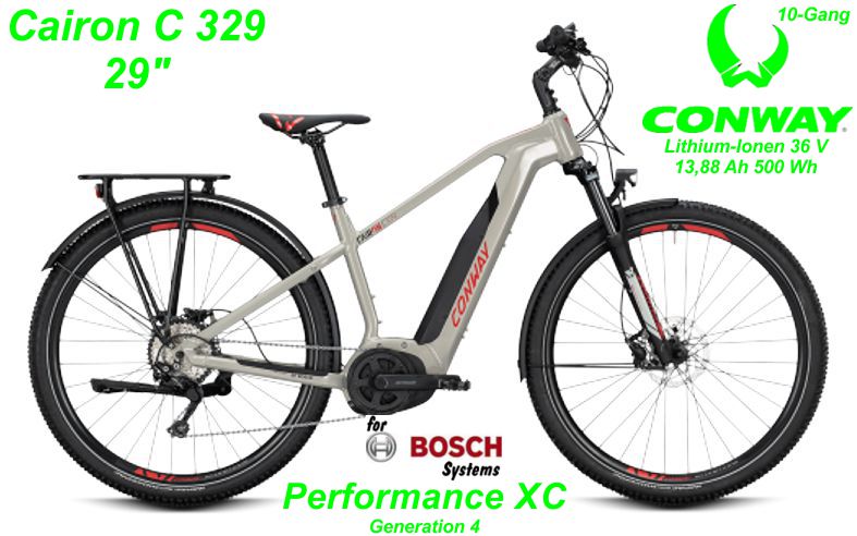 Conway Cairon C 329 29 Zoll Hardtail 2020 hellgrau Bikes