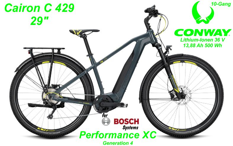 Conway Cairon C 429 29 Zoll Hardtail 2020 grau Bikes