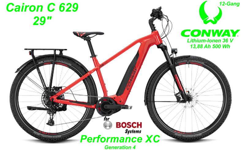 Conway Cairon C 629 29 Zoll Hardtail 2020 rot Bikes