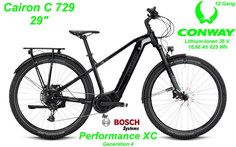 Conway Cairon C 729 29 Zoll Hardtail 2020 schwarz Bikes