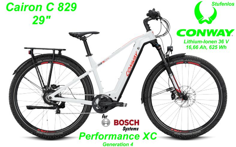 Conway Cairon C 829 29 Zoll Hardtail 2020 Weiss Bikes