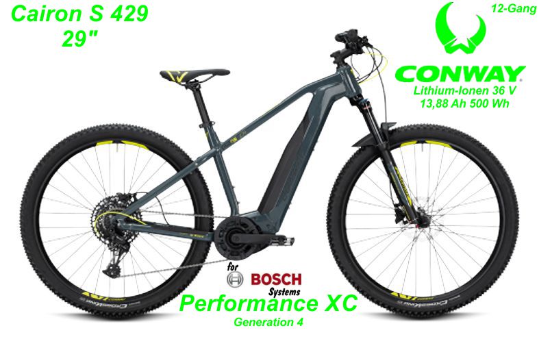 Conway Cairon S 429 29 Zoll Hardtail 2020 grau Bikes