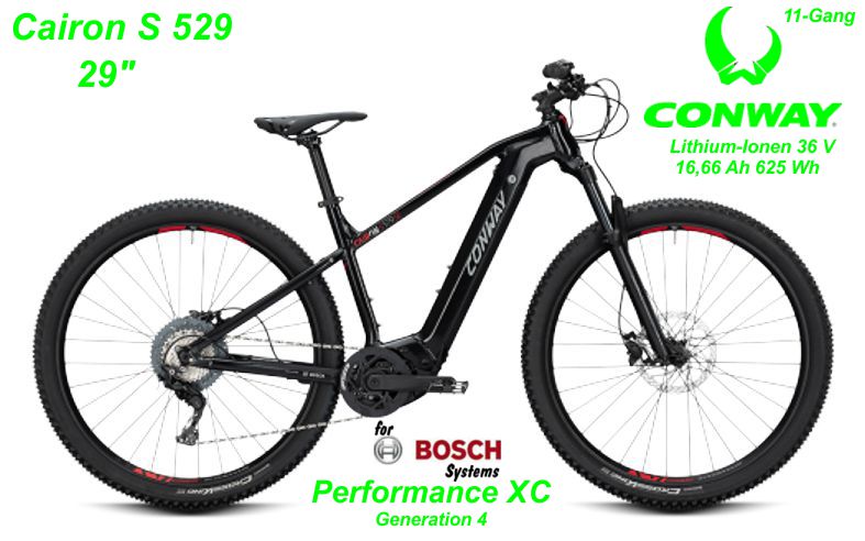 Conway Cairon S 529 29 Zoll Hardtail 2020 schwarz Bikes