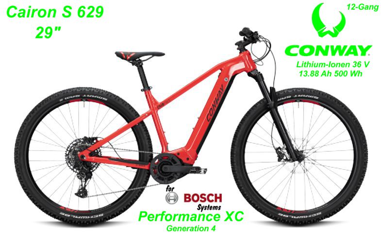 Conway Cairon S 629 29 Zoll Hardtail 2020 rot Bikes