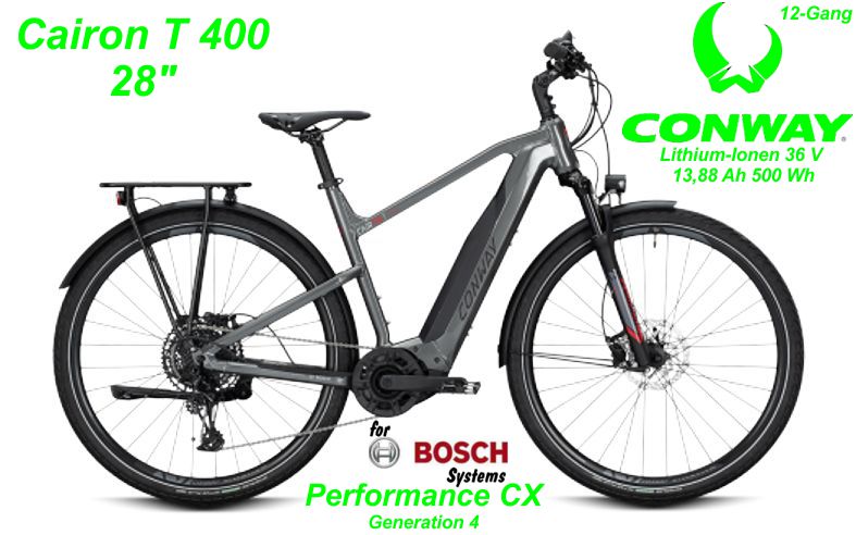 Conway Cairon T 400 28 Zoll Hardtail 2020 shadowgray Bikes