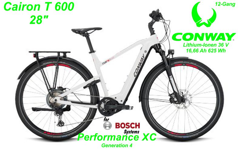 Conway Cairon T 600 28 Zoll Hardtail 2020 weiss Bikes