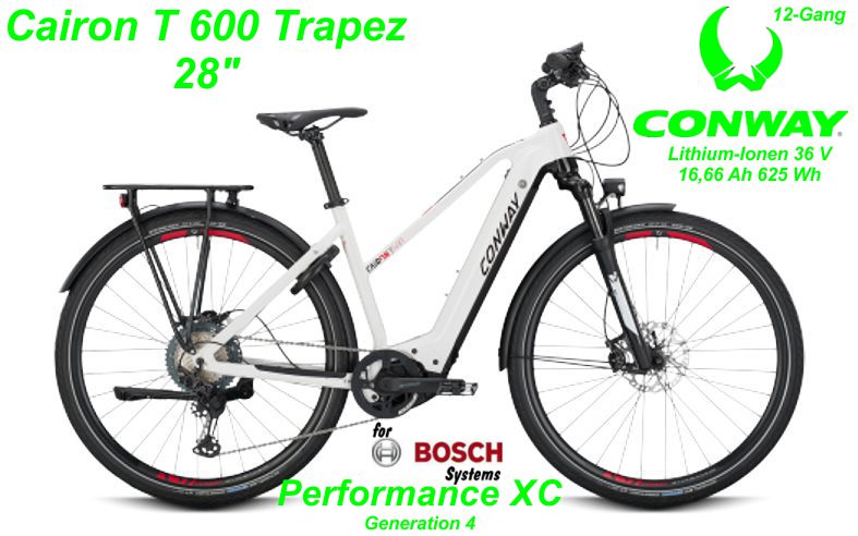 Conway Cairon T 600 Trapez 28 Zoll Hardtail 2020 weiss Bikes