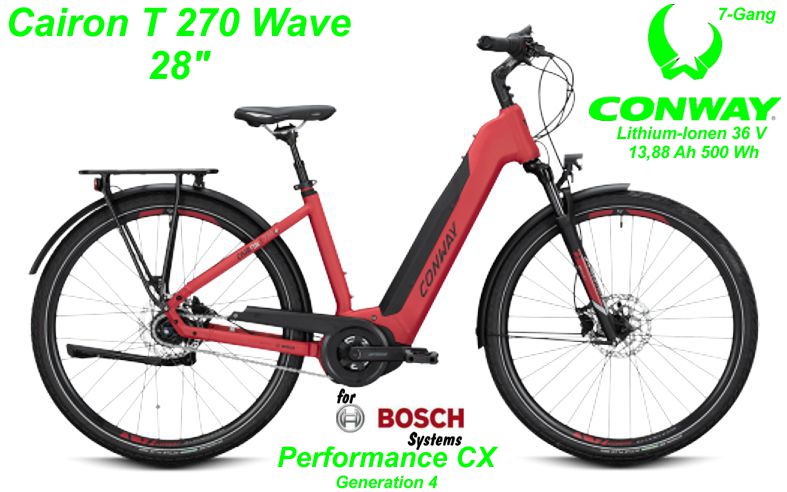 Conway Cairon T 270 Wave 28 Zoll Hardtail 2020 rot Bikes