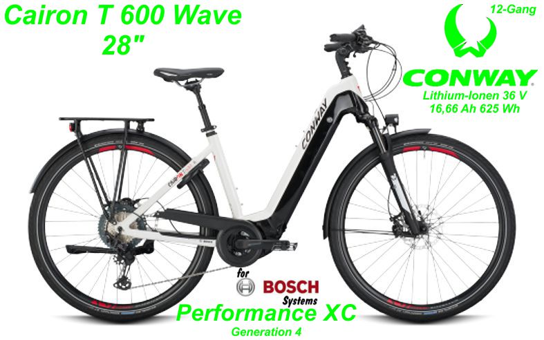Conway Cairon T 600 Wave 28 Zoll Hardtail 2020 weiss Bikes
