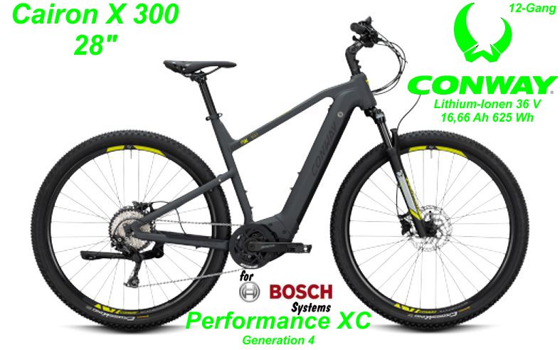 Conway Cairon X 300 28 Zoll Hardtail 2020 grau Bikes