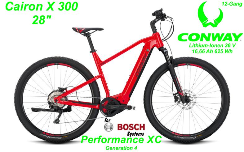Conway Cairon X 300 28 Zoll Hardtail 2020 rot Bikes