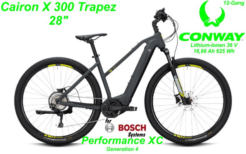 Conway Cairon X 300 Trapez 28 Zoll Hardtail 2020 grau Bikes