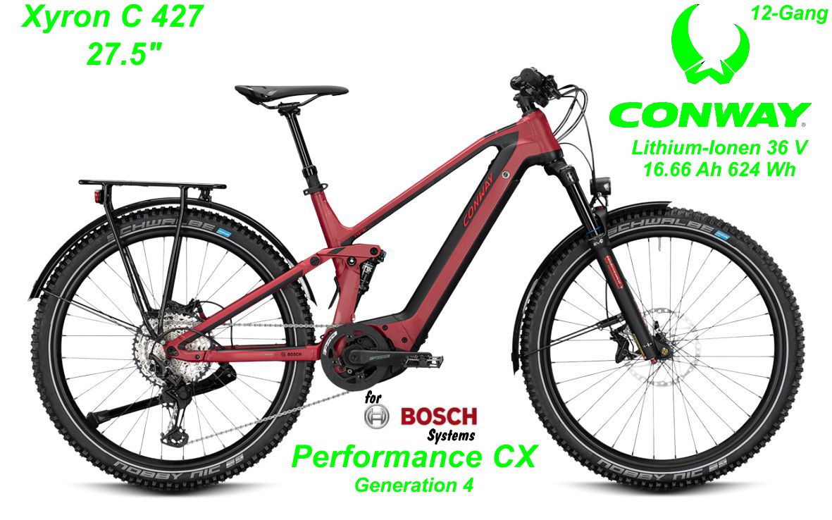 Conway Fully Xyron C 427 27.5 Zoll 2020 Bikes rosa