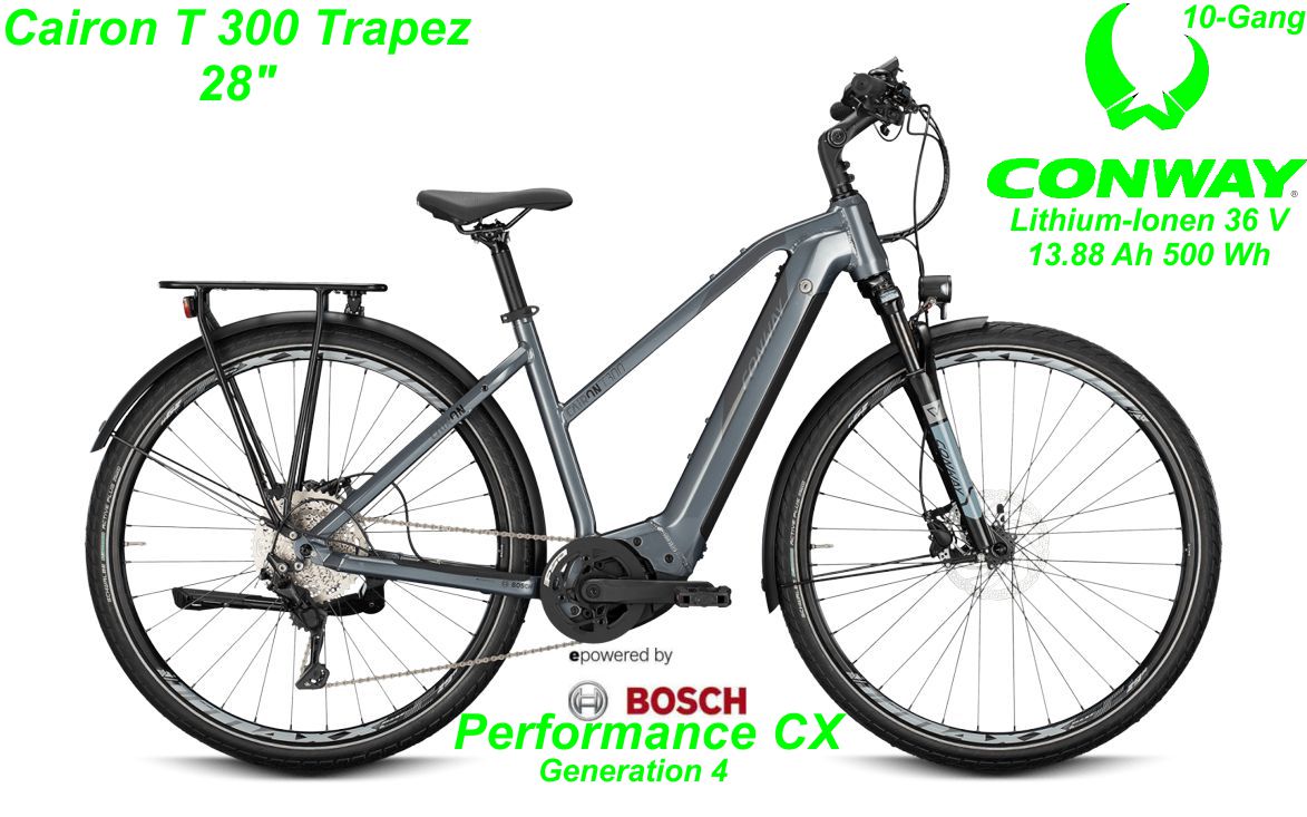 Conway Cairon T 300 Trapez 28 Zoll Hardtail 2021 silver