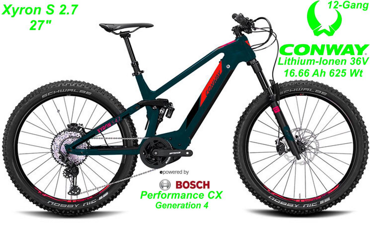 E-Bike Conway Cairon S 2.7 gruen Modelle 2022 Schweiz Geschäft Laden Werkstatt