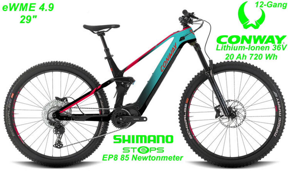 E-Bike Conway 4.9 29 E-Bike Modelle 2022 Geschft Laden Werkstatt