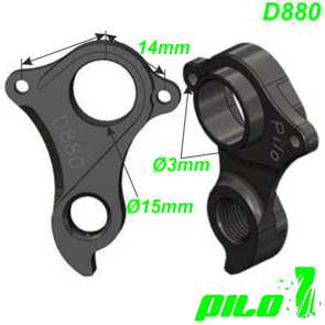 Ausfallende Schaltauge CNC Pilo D880 Cannondale Ersatzteile Balsthal