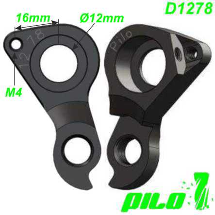 Ausfallende Schaltauge CNC Pilo D1278 Mongoose Schwinn Ersatzteile Balsthal