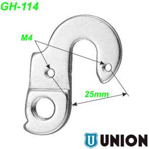 Merida Ausfallenden Schaltaugen Wechselhalter Union Marwi GH-114 44.1715 (298) kaufen Ersatzteile Shop