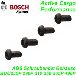 Bosch ABS Schraubenset 4Stk. M4x7.5mm BDU250P 290P 310 350 365P 490P Ersatzteile Balsthal