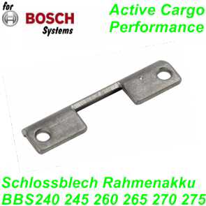 Bosch Schlossblech für Rahmenakku BBS240 245 260 265 270 275 Ersatzteile Balsthal