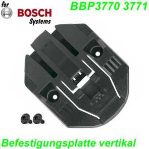 Bosch Befestigungsplatte Kit vertikal BBP3770 3771 Power Tube Ersatzteile Balsthal