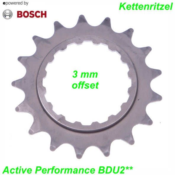 E-Bike Bosch Kettenritzel offset Aktive Performance Shop kaufen bestellen Schweiz