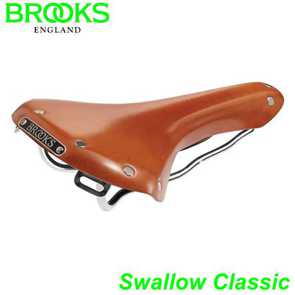 BROOKS Sattel unisex Swallow classic honigbraun Gestell chrom B354HC E-Bike Fahrrad Velo Ersatzteile Shop