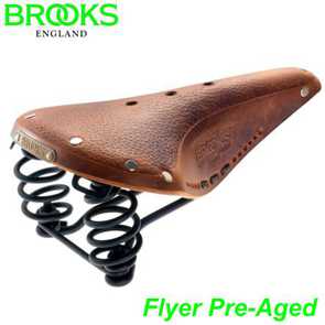 BROOKS Sattel Herren Flyer Pre-Aged vorgeweichte Decke  braun B396HP E-Bike Fahrrad Velo Ersatzteile Shop