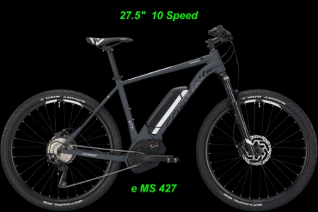 E-Bikes Conway Hardtail eMS 427 27.5 Zoll Online Shop kaufen bestellen BOSCH Performance CX Elektro E-Fahrrad E-Velo