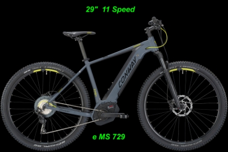 E-Bikes Conway Hardtail eMS 729 29 Zoll Online Shop kaufen bestellen BOSCH Performance CX Elektro E-Fahrrad E-Velo