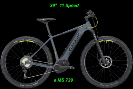 E-Bikes Conway Hardtail eMS 729 29 Zoll Online Shop kaufen bestellen BOSCH Performance CX Elektro E-Fahrrad E-Velo
