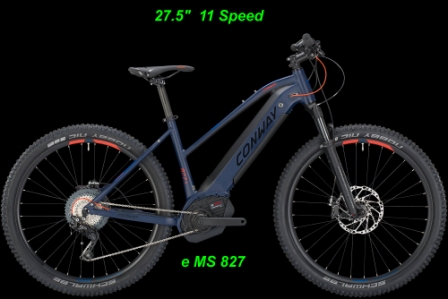 E-Bikes Conway Hardtail eMS 827 27.5 Zoll Online Shop kaufen bestellen BOSCH Performance CX Elektro E-Fahrrad E-Velo