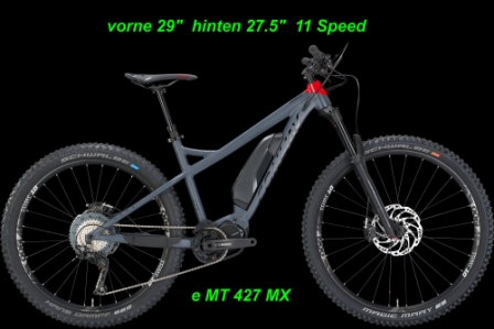 E-Bikes Conway Hardtail eMT 427 29 - 27.5 Zoll Online Shop kaufen bestellen Shimano Steps Motor Elektro E-Fahrrad E-Velo