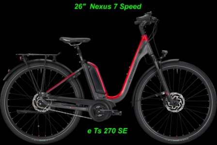 E-Bikes Schweiz Conway Damen Tiefeinstieg eTS 270 26 Zoll Online Shop kaufen bestellen BOSCH Performance CX Elektro E-Fahrrad E-Velo