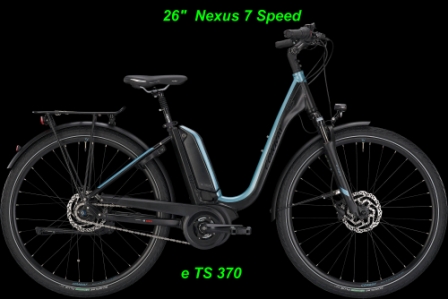 E-Bikes Schweiz Conway Damen Tiefeinstieg eTS 370 26 Zoll Online Shop kaufen bestellen BOSCH Performance CX Elektro E-Fahrrad E-Velo