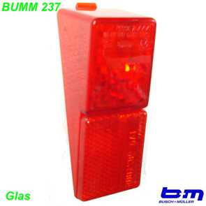 Schlusslichtglas B+M Rcklicht Schutzblech 237 Elekro E- bike Mountainbike Fahrrad Velo Ersatzteile Shop Jeker Balsthal Schweiz