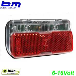 Rcklicht B&M Toplight Line E-Brex 6-15V 50 mm Sensorik Bremstechn. Gepcktrger Ersatzteile Balsthal