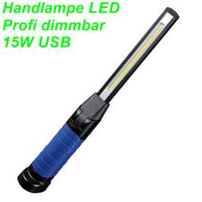 Handlampe LED Profi dimmbar 15W USB Ersatzteile Balsthal