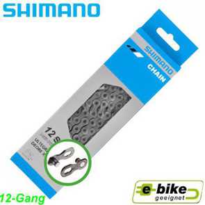 Shimano Kette E-Bike Quick-Link 12-G. CN-HG9100 126 / 138 G. Shimano Mountain Bike Fahrrad Velo Shop kaufen Schweiz