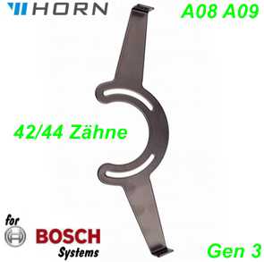 Befestigungsbrille 19.46 Horn Catena 42/44 Z. A08 A09 Bosch Gen 3 Kettenschutz Ersatzteile Balsthal