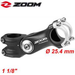 Zoom AHEAD Vorbau 1u1 1/8 x 105+125 25.4 mm 0-60 schwarz Bike Fahrrad Velo Teile Ersatzteile Parts Shop kaufen Schweiz