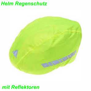 Helm Regenschutz gelb mit Reflektor Fahrrad Velo Teile Ersatzteile Parts Shop kaufen Schweiz
