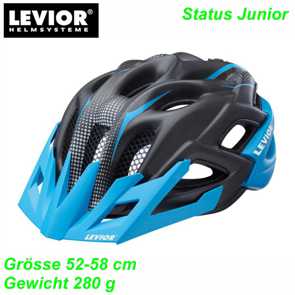 Helm LEVIOR Status junior blau Mountain Bike Fahrrad Velo Teile Ersatzteile Parts Shop kaufen Schweiz