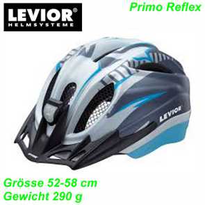 Helm LEVIOR Primo reflex weiss blau matt Mountain Bike Fahrrad Velo Teile Ersatzteile Parts Shop kaufen Schweiz